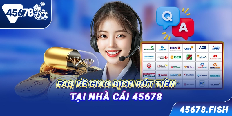 FAQ về giao dịch rút tiền tại nhà cái 45678