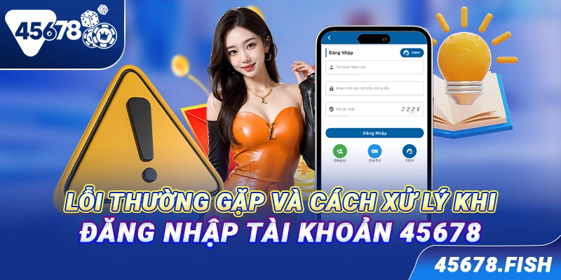 Lỗi thường gặp và cách xử lý khi đăng nhập tài khoản 45678