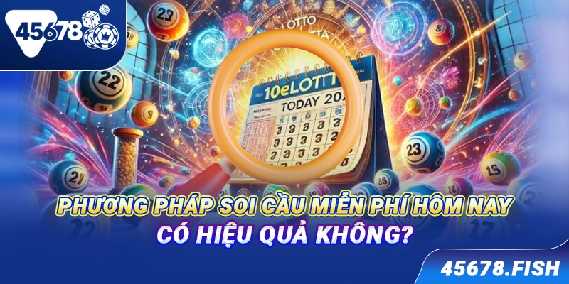 Phương pháp soi cầu miễn phí hôm nay có hiệu quả không?